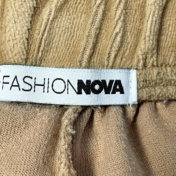 Fashion Nova Velour Trendsetter Joggers Womens M Sweatpants Athleisure Cozy - Picture 5 of 10